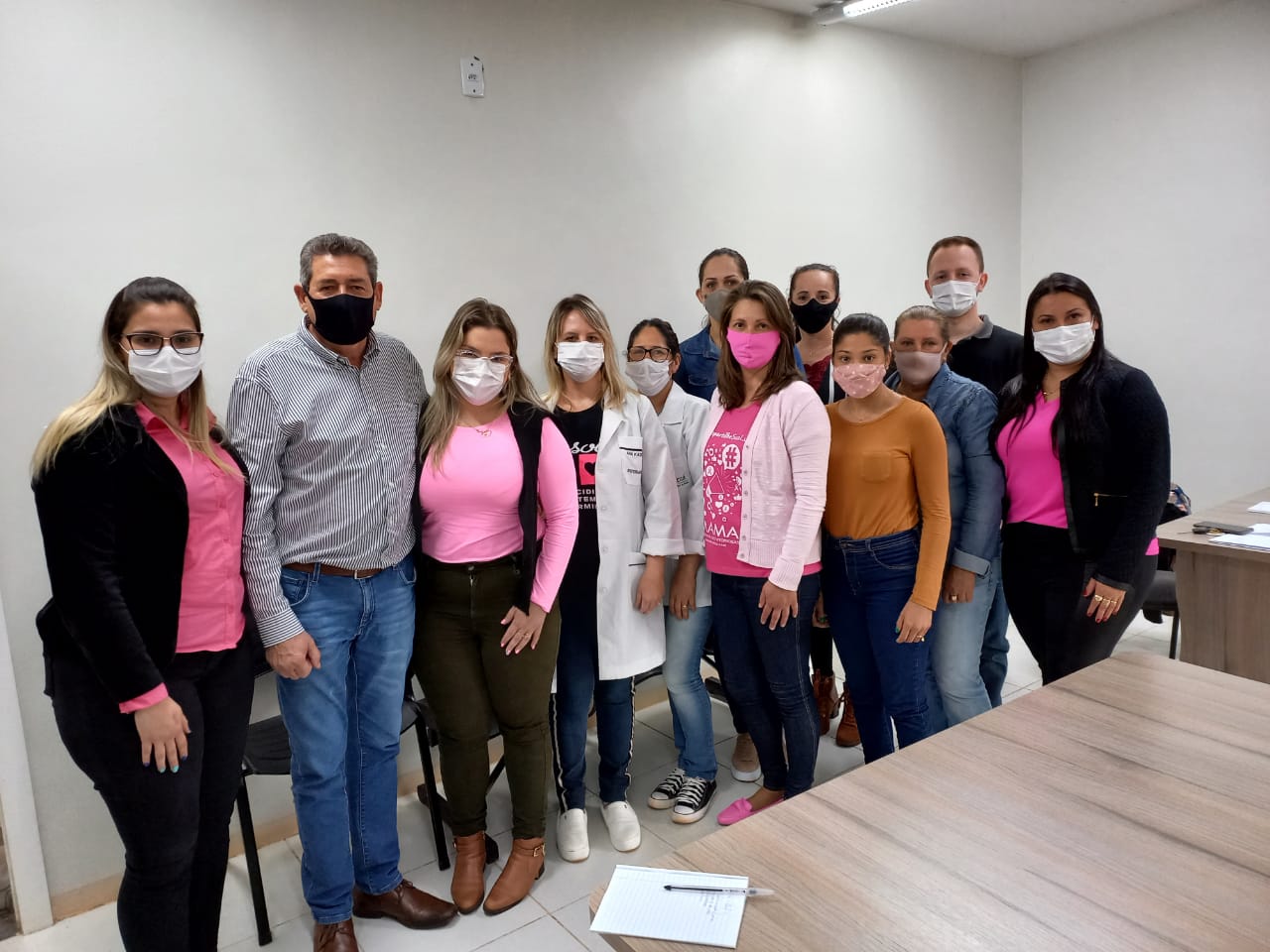 Vice-prefeito reúne-se com equipe da ESF do Bairro Santo Antônio